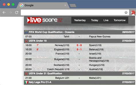 livescores bz
